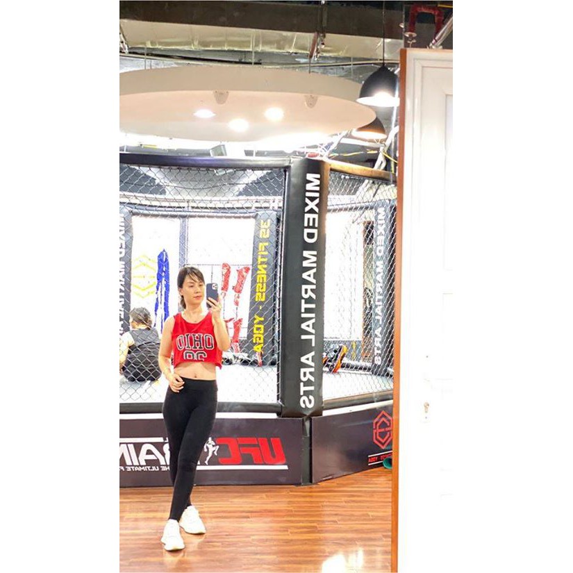 Quần legging dáng dài (mầu đen) co giãn 4 chiều cho sz từ 40 - 60kg | BigBuy360 - bigbuy360.vn