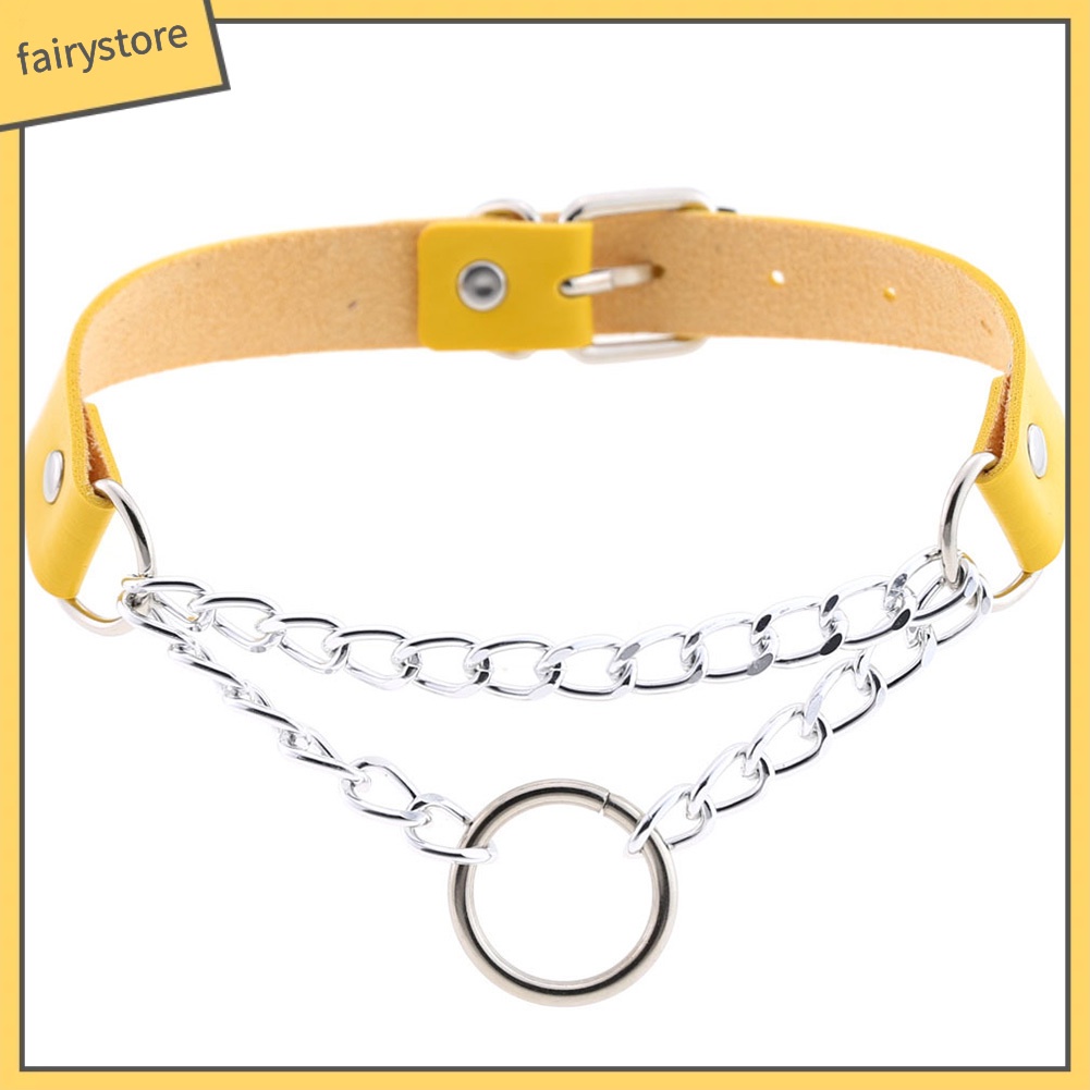 Vòng cổ choker giả da phong cách cá tính dành cho cả nam và nữ