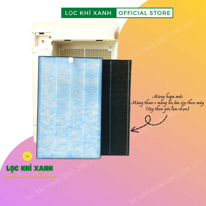 Máy lọc không khí Sharp Nội địa nhật KC-W45 bù ẩm, diệt khuẩn, tạo ion âm, màng lọc hepa thay mới, chuyển điện 220V