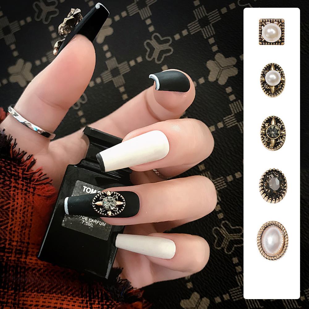 Phụ Kiện Trang Trí Móng Tay Hình Gấu Và Nơ Xinh Xắn