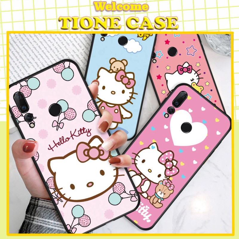 Ốp iPhone ốp lưng iphone mặt kính in hình hello Kitty cho IPhone 5 5S SE 6 6S 7 8 Plus