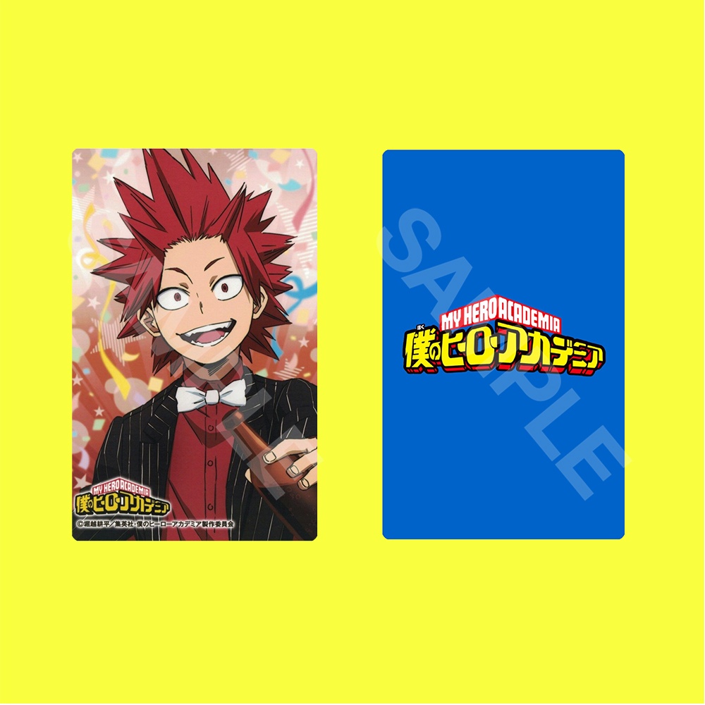 Ảnh card bo góc in hình BOKU NO HERO ACADEMIA ver PARTY UA Học Viện Anh Hùng thẻ bo viền 5*8cm #