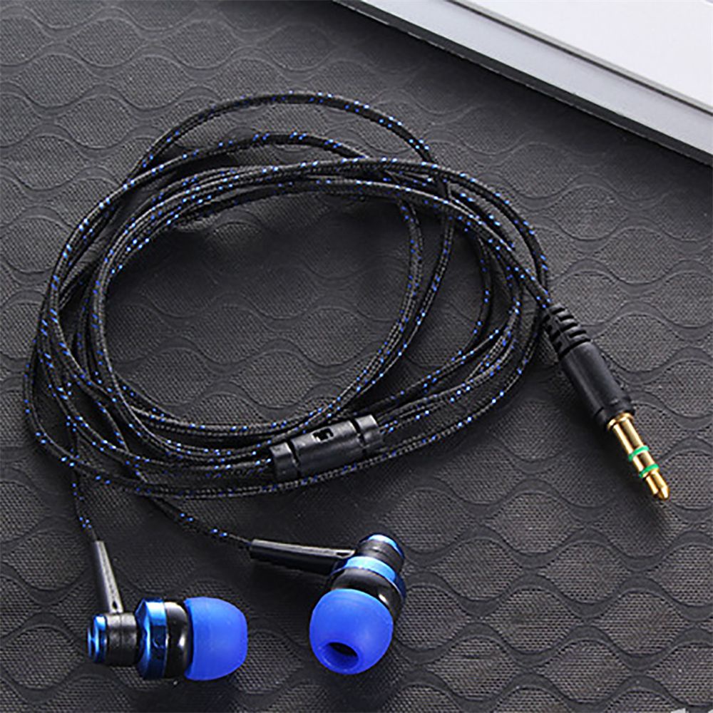Tai nghe nhét tai có dây jack cắm 3.5mm nhiều màu tùy chọn tiện dụng