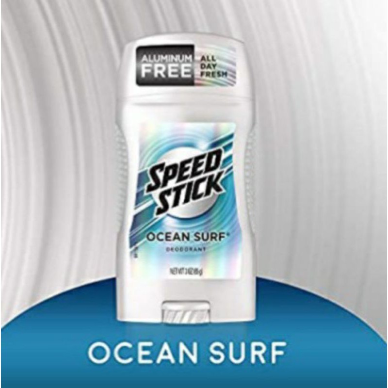 Lăn khử mùi SPEED STICK - 0CEAN SURF- ALUMINUM FREE- Hàng Mỹ