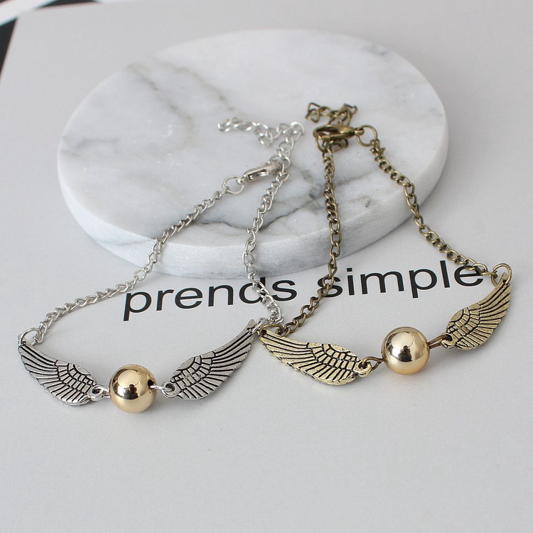 Vòng tay phong cách Harry Potter và the Deathly Hallows Snitch