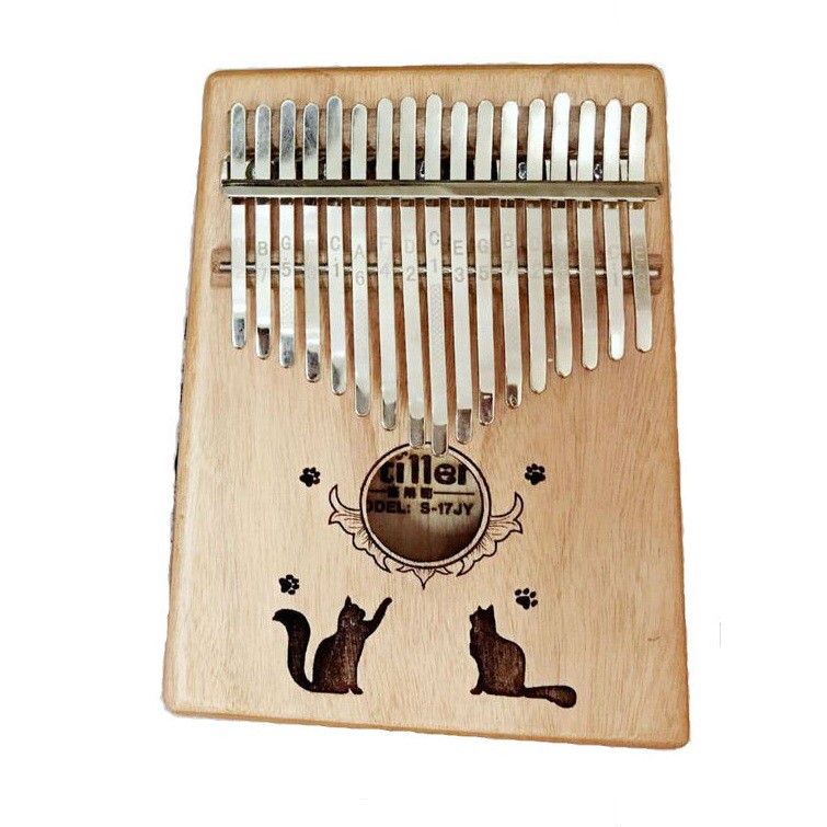 ( SIÊU BẤT NGỜ ) Đàn Kalimba 17 phím Gỗ Mèo Đôi Tặng kèm kèn Dream Walker Limited Edition - HÀNG CÓ SẴN