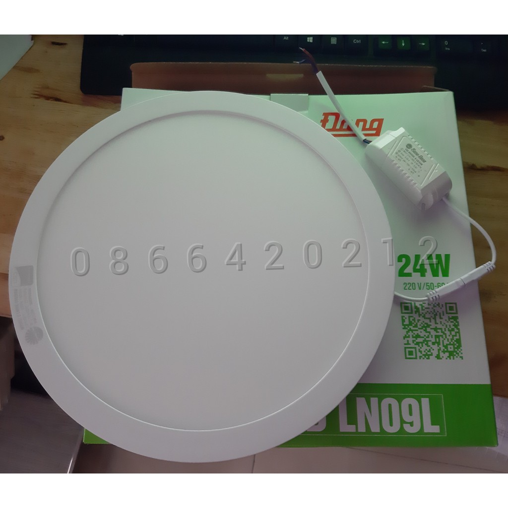 Đèn LED Ốp trần Tròn 24W Rạng Đông ánh sáng trắng