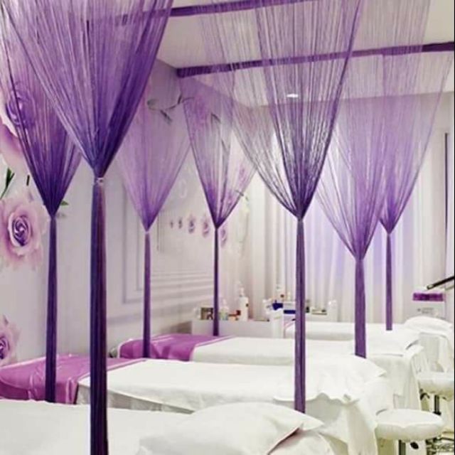 RÈM SỢI KIM TUYẾN SPA, GIA ĐÌNH , ĐÁM CƯỚI 3MX3M