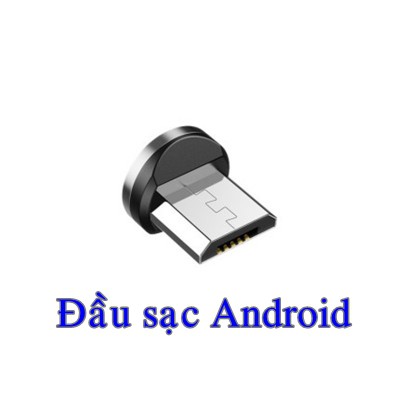 Đầu sạc nam châm Android, Type-C, iPhone IOS sử dụng cho cáp sạc nam châm ( chỉ là 1 đầu sạc, không có dây sạc)