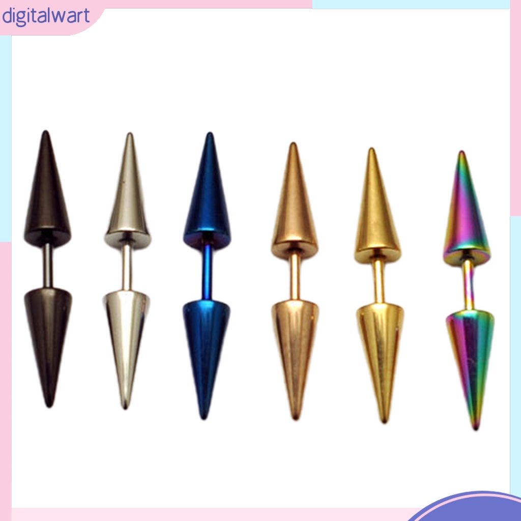 1 Đôi Bông Tai Đinh Tán Đôi Thời Trang Cá Tính