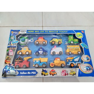 Đồ choi Poli bộ 12 nhân vật Robocar - Chạy trớn
