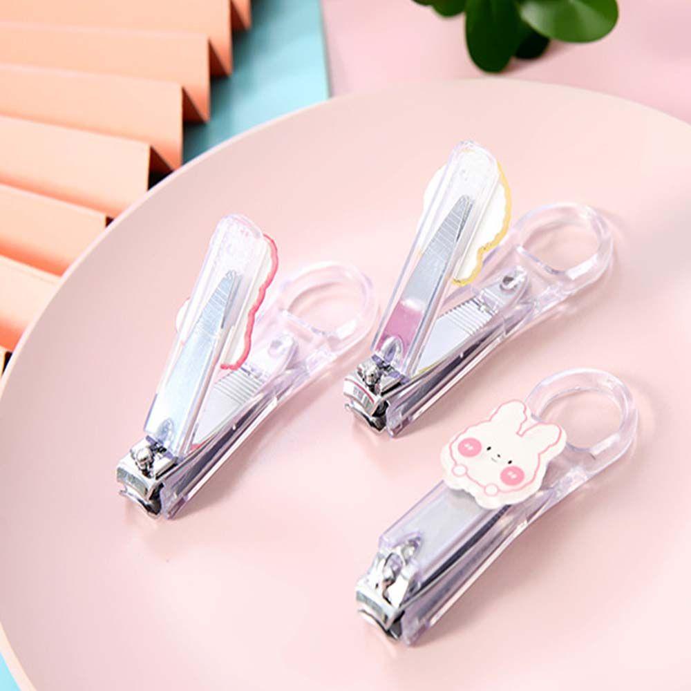 Kềm Cắt Móng Tay Ion1 Trong Suốt Chống Văng Bằng Thép Không Gỉ|Dụng Cụ Cắt Móng Tay Nhỏ Xinh Tiện Dụng