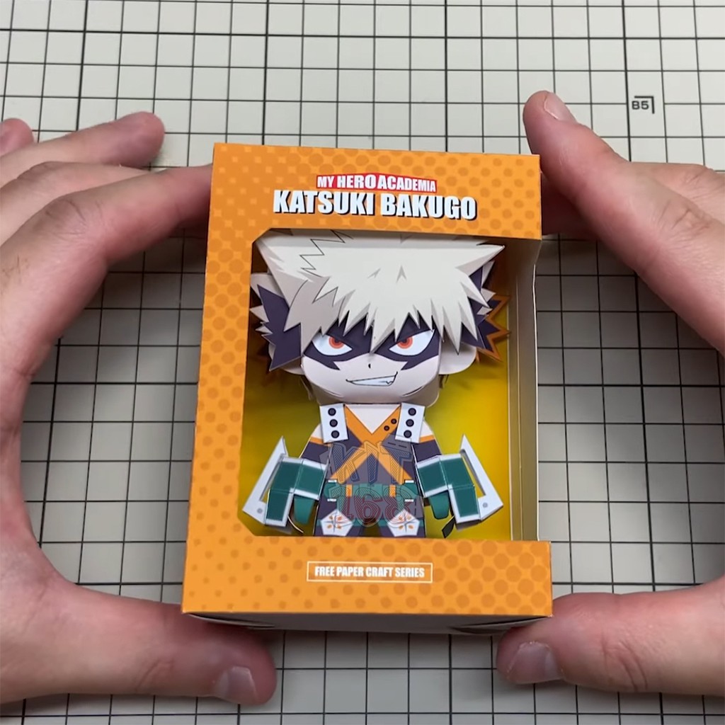 Mô hình giấy Anime Game Chibi Bakugo Katsuki (Katchan) ver 2 – My Hero Academia