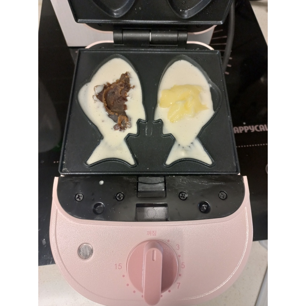 Máy làm bánh cá waffle Hàn Quốc 3in1 Kichera
