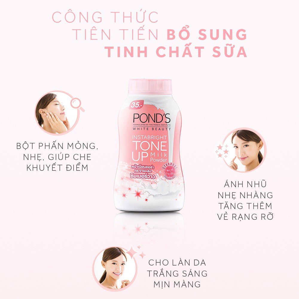 Phấn Phủ Dưỡng Trắng & Makeup 2in1 POND’S White Beauty Tone Up Milk Powder