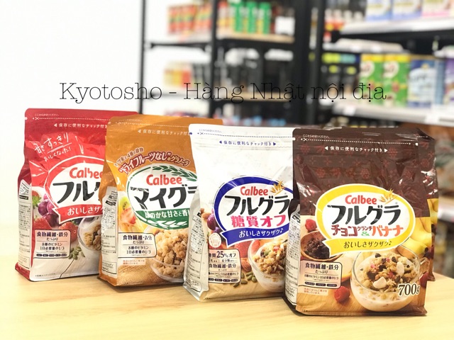 Ngũ cốc Calbee, Ngũ cốc hoa quả Calbee Nhật Bản.