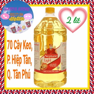 Dầu ăn thượng hạng Neptune Light chai 2L - Dầu ăn thực vật cao cấp Neptune Light can 2 lít