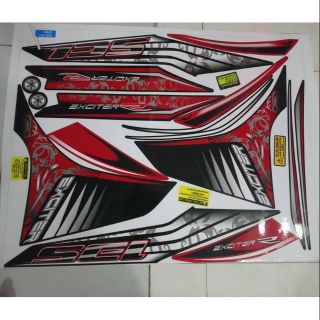 Tem rời ex 135 đỏ đen 2017