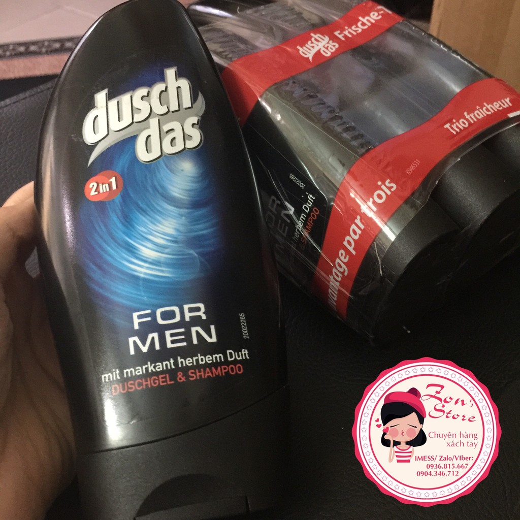 Dầu tắm gội nam Duschdas