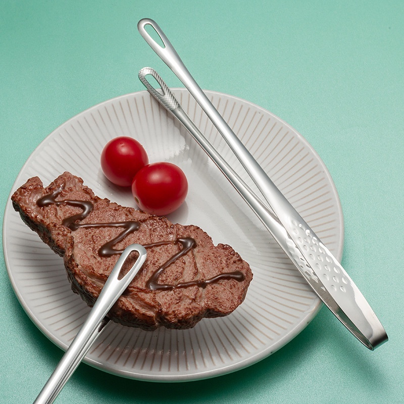 Kẹp Gắp Viên Đường/Cà Phê/Thức Ăn Bằng Thép Không Gỉ Tay Cầm Dài Chống Trượt Kích Thước S/M/L