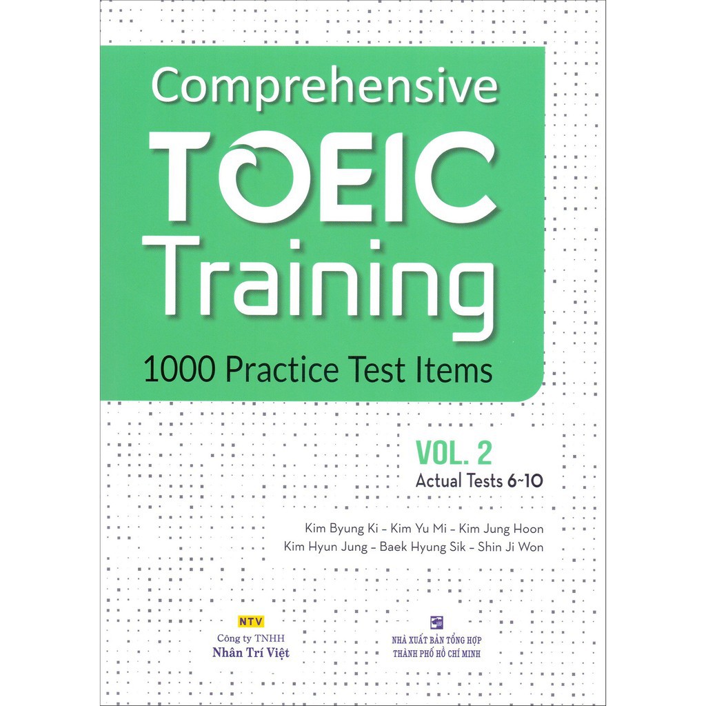 Sách - Comprehensive Toeic Training 1000 Practice Test Items (Vol 2) - Kèm CD