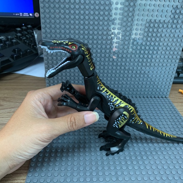 Lekhủng long - Mô hình siêu khủng long Baryonyx màu đen Jurassic World - Đồ chơi Lắp ghép dinosaur figures