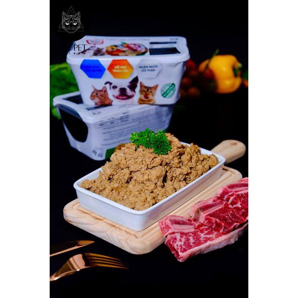 [1kg] pate tươi THE PET tươi ngon mỗi ngày cho thú cưng