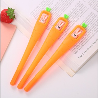 bút cà rốt thỏ xoay D241 bút cute bút dễ thương bút viết gel