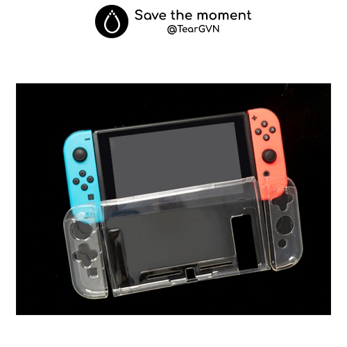 Ốp bảo vệ trong suốt toàn máy bằng nhựa dẻo TPU (Akitomo) cho Nintendo Switch | BigBuy360 - bigbuy360.vn