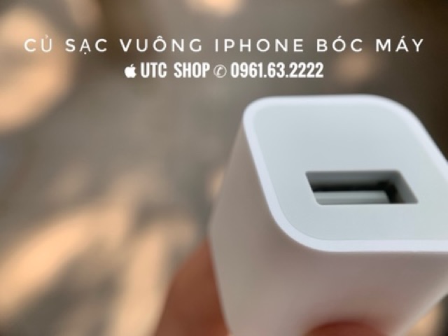 Củ sạc vuông zin bóc máy iPhone XS MAX