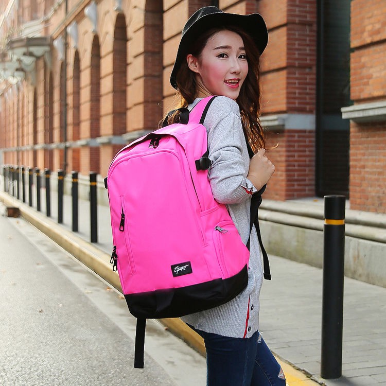 balo nữSchoolbag nữ phiên bản hàn quốc thời trang học sinh cấp 3 xu hướng máy tính dung tích lớn balo du lịch nam