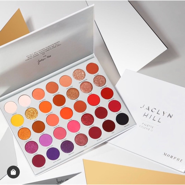 Bảng phấn mắt Morphe Jaclyn Hill Palette 35 ô chuẩn màu makeup chính hãng HALOMI Fullbox