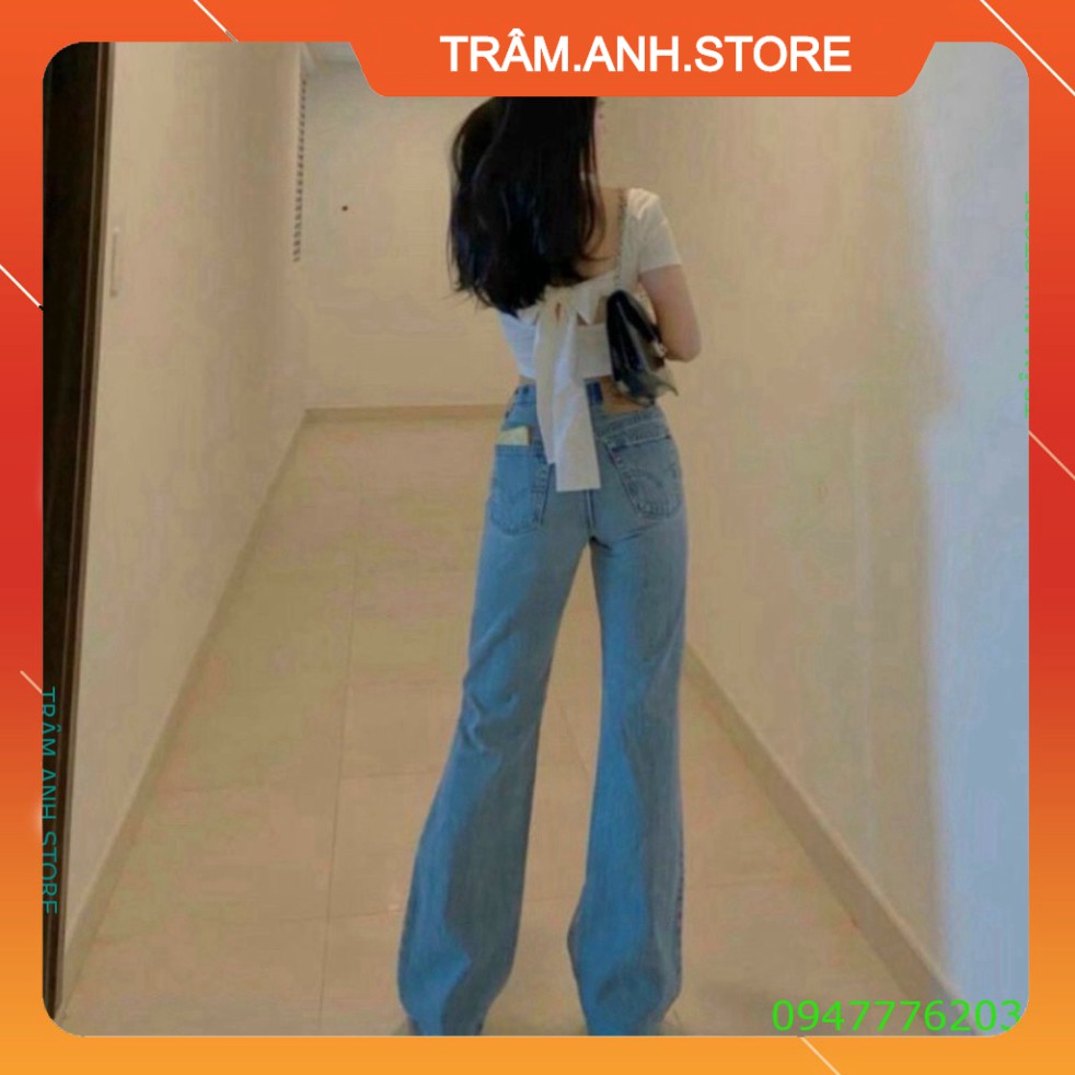 💝👗 ÁO CROPTOP BODY BUỘC NƠ LƯNG SEXY ĐEN TRẮNG - ÁO CRT NỮ HỞ LƯNG CỘT NƠ PHÍA SAU 👑