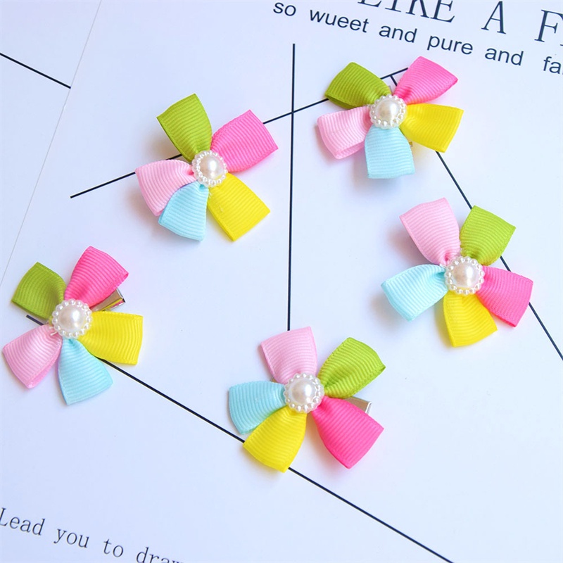 Kẹp Cánh Hoa Nhiều Màu Cho Thú Cưng