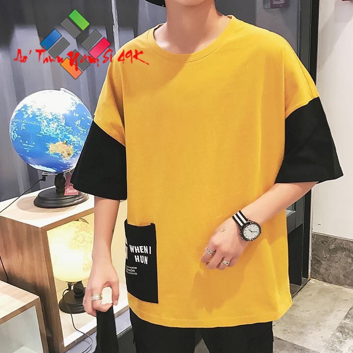 áo thun tay lỡ unisex Nam Nữ form rộng thun cotton DHL swap phong cách Ulzzang. | BigBuy360 - bigbuy360.vn