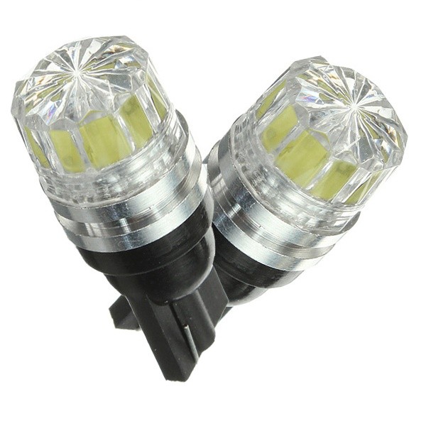 Bộ 2 led T10 Đầu Kim Cương gắn xe máy