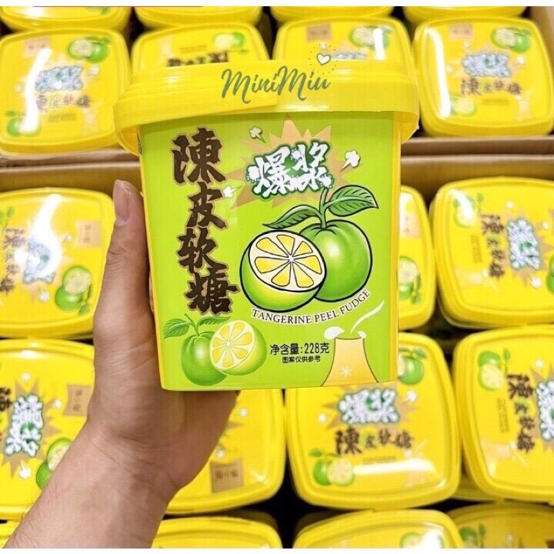 1 Xô Kẹo dẻo ô mai chanh muối chảy 228g