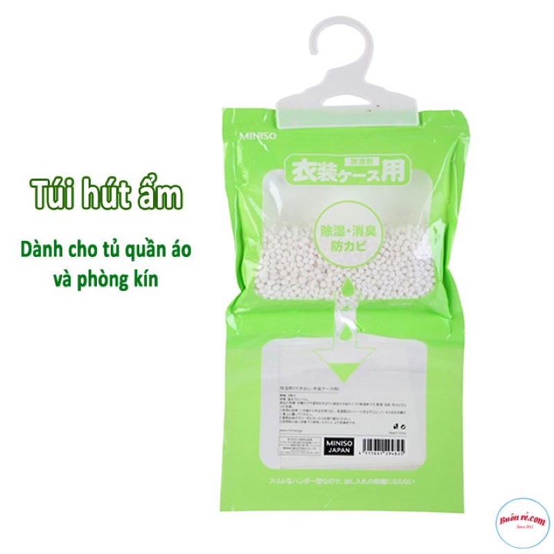 Túi Hút Ẩm Treo Tủ Quần Áo Chống Ẩm Mốc Đa Năng Có 2 Ngăn Treo Tủ Quần Áo Tiện Lợi