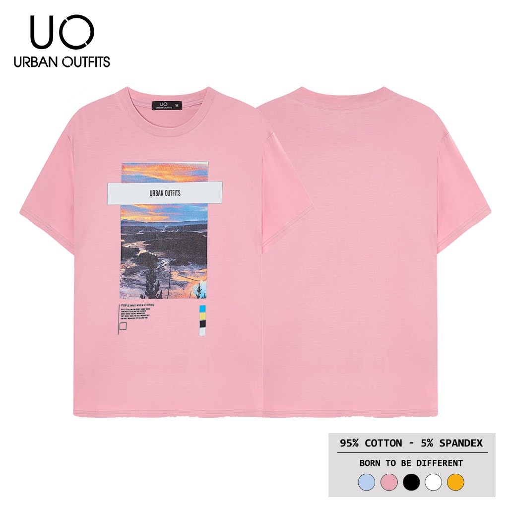 Áo Thun Tay Lỡ Nam Nữ Form Rộng URBAN OUTFITS In Sông Chiều ATO10 Cotton 4 Chiều Local Brand | BigBuy360 - bigbuy360.vn