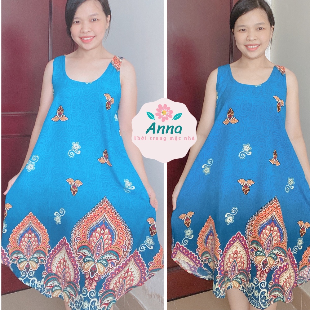 Đầm tole lanh mặc nhà size to giá rẻ 60-65kg