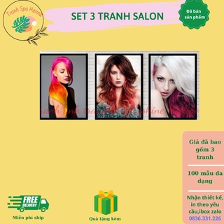 ✊Giá xưởng✊ BỘ 3 FOMEX TRANH TÓC NỮ (40x60x3) CÓ ẢNH THẬT SP11