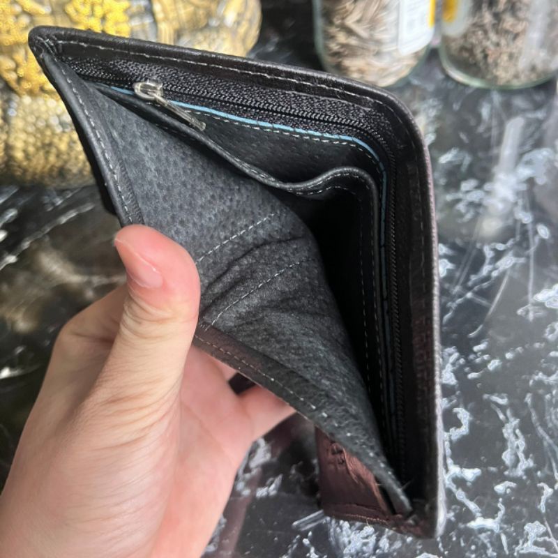 Ví nam cao cấp da bò thật dáng đứng cầm tay đẹp thời trang bóp nam cefiro đựng tiền đựng thẻ full hộp