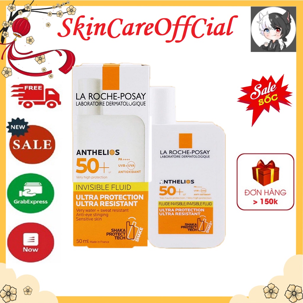 Kem Chống Nắng LA ROCHE POSAY Anthelios Shaka Fluid SPF 50+