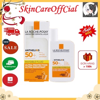 kem chống nắng la roche posay,cho da khô và da dầu SPF 50+ dạng lỏng thẩm thấu nhanh