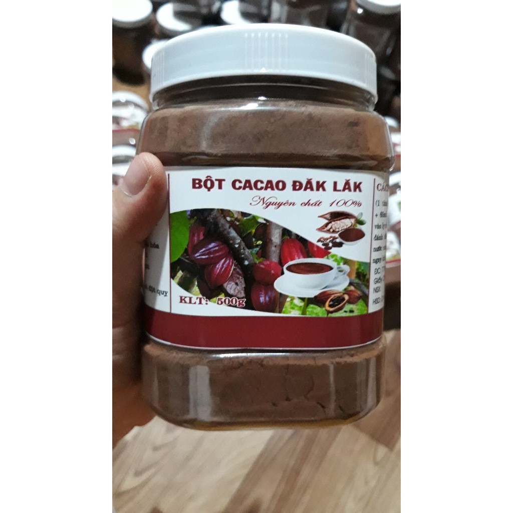 CACAO NGUYÊN CHẤT ĐĂK LĂK (Hộp 500gr)