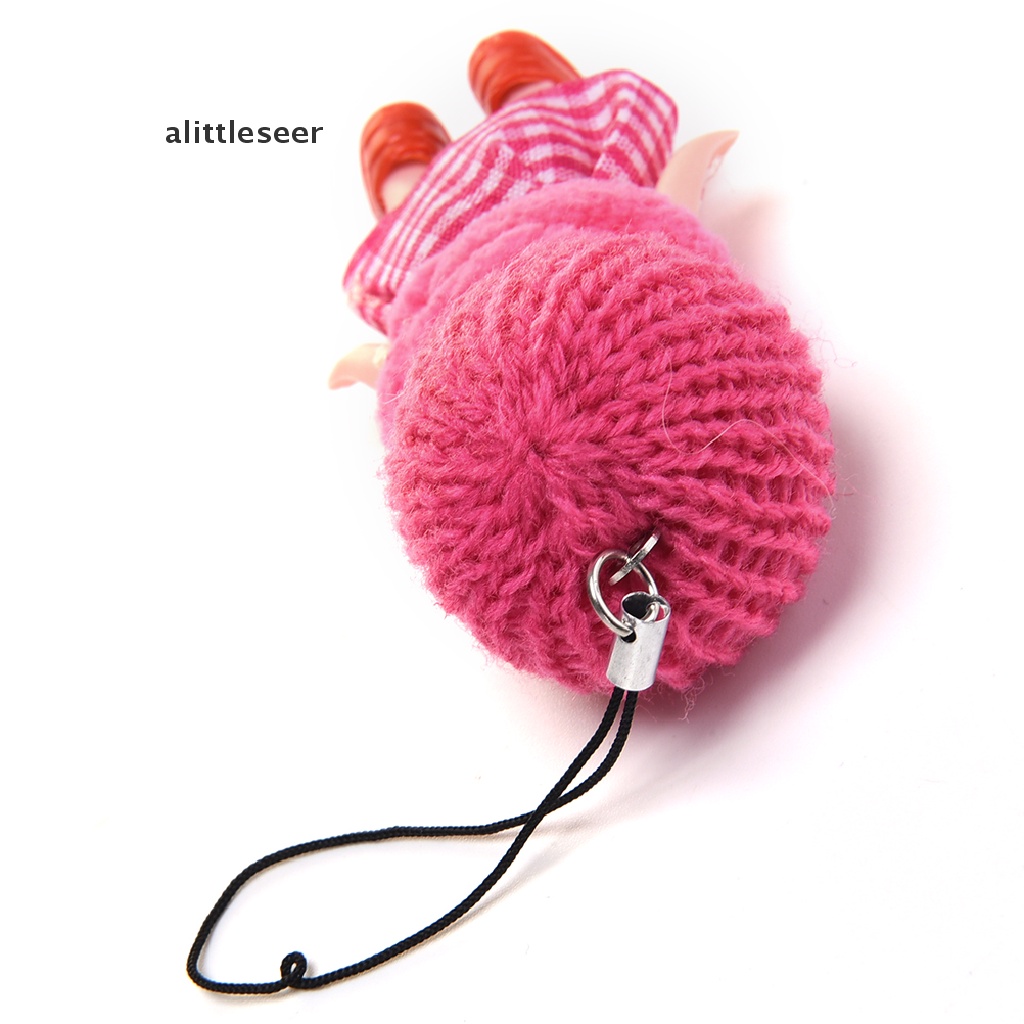 1 Búp Bê Đồ Chơi Mini Mềm Mại Kích Thước 8cm Trang Trí Điện Thoại Cho Bé