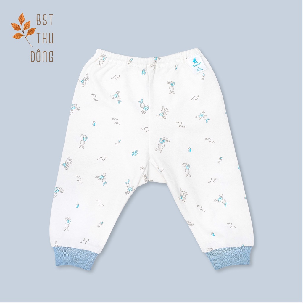 Quần Rã Đáy Bo Sơ Sinh Thu Đông MIOMIO - Cho Bé Trai, Bé Gái , Vải Interlock Cotton.