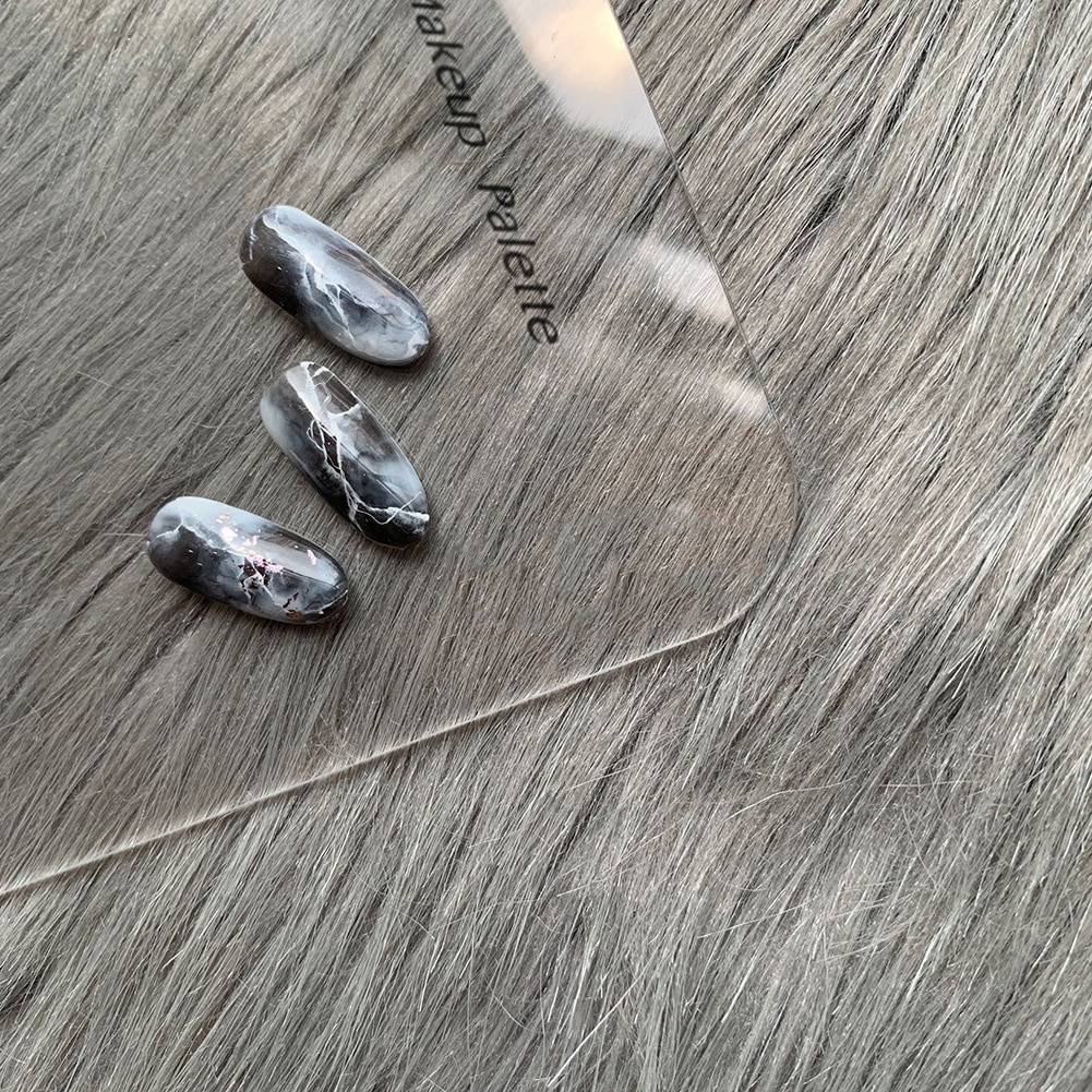 Bảng pha màu acrylic và que trộn kem nền/mắt/làm móng chống gỉ sét tiện lợi