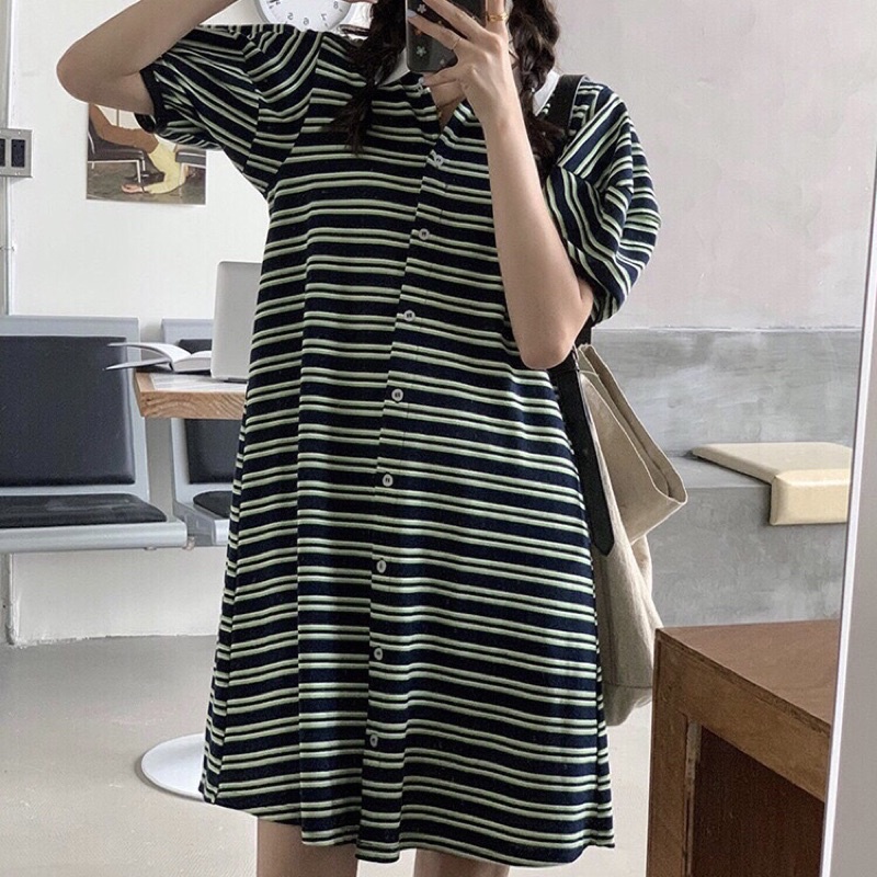 ĐẦM POLO SỌC - L82329