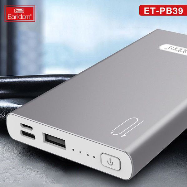 [Mã SKAMSALE03 giảm 10% đơn 200k] Sạc pin dự phòng 10.000 mAh Earldom PB-39 sạc nhanh chính hãng